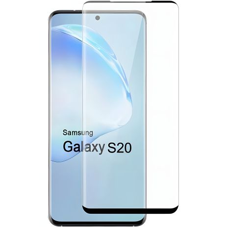 Защитное стекло 3D PowerPlant для Samsung Galaxy S20, Black