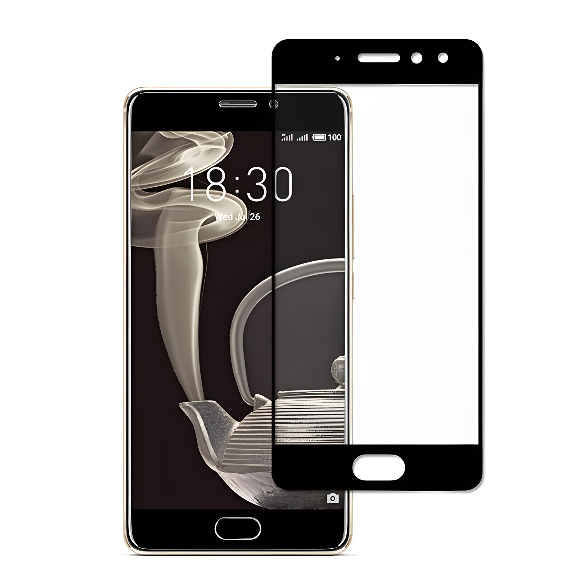 Full screen PowerPlant скло захисне для Meizu Pro 7 Plus Black Full screen PowerPlant скло захисне для Meizu Pro 7 Plus Black