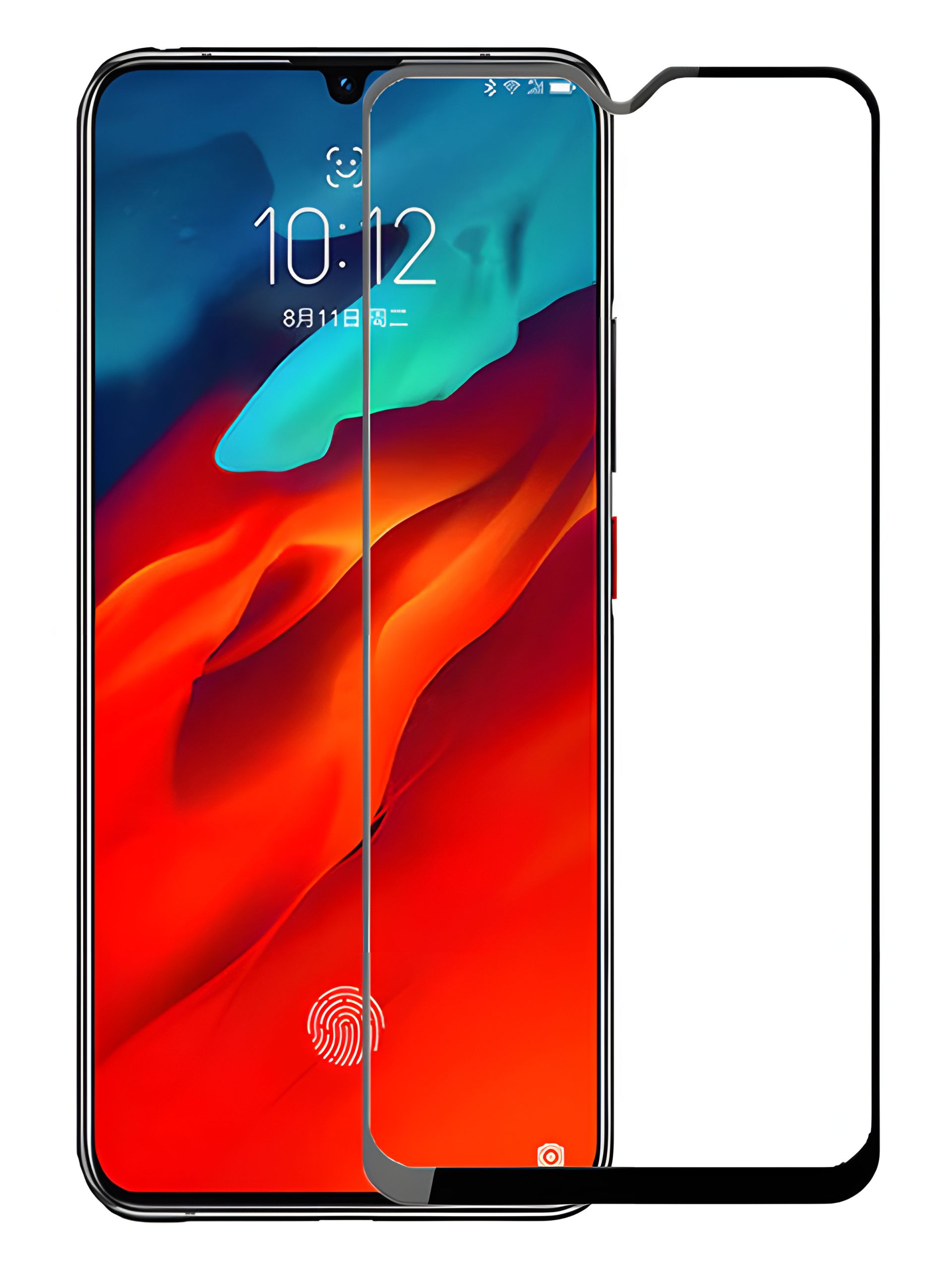 Захисне скло Full screen PowerPlant для Lenovo Z6 Pro, Black Захисне скло Full screen PowerPlant для Lenovo Z6 Pro, Black