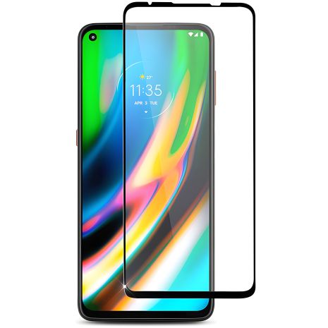 Стекло Full screen PowerPlant для Motorola Moto G9 Plus, Black