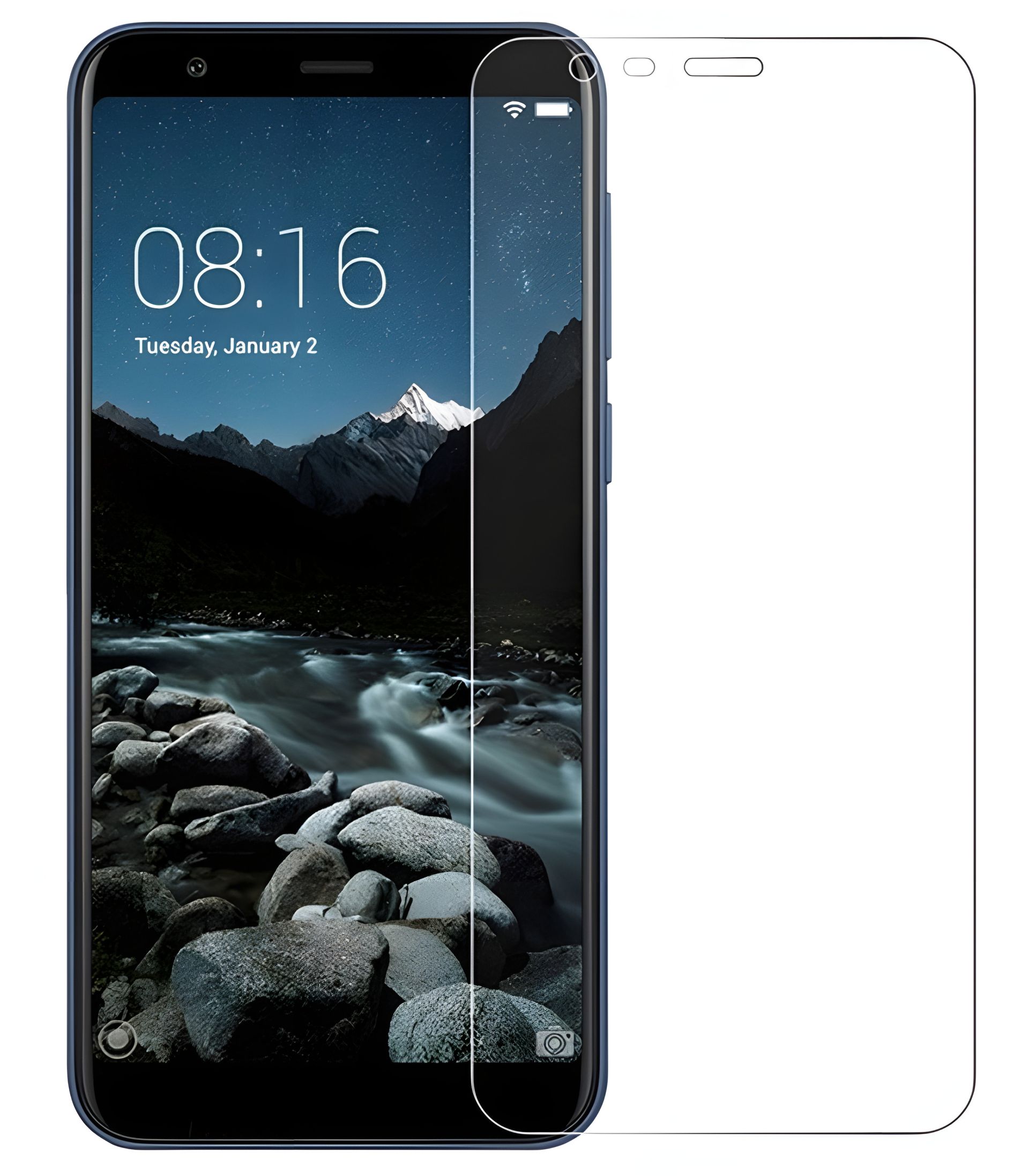 Захисне скло PowerPlant для Meizu M8c Захисне скло PowerPlant для Meizu M8c