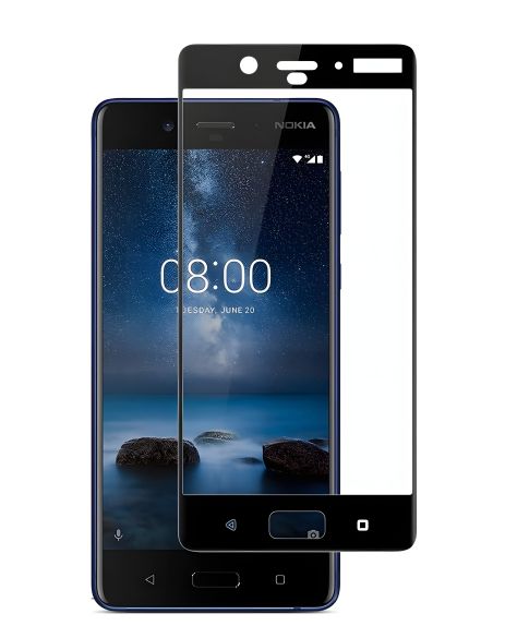 Захисне скло Full screen PowerPlant для Nokia 8 Black Захисне скло Full screen PowerPlant для Nokia 8 Black