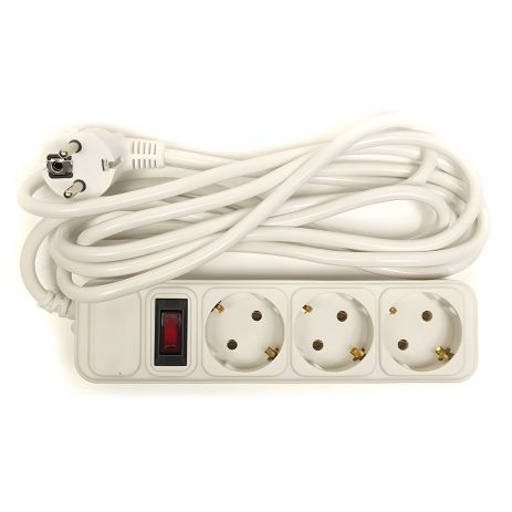 PowerPlant мережевий фільтр, євростандарт 3 м, 3 розетки (JY-1054/3)