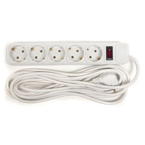 Сетевой фильтр PowerPlant 5 м с 5 розетками, евростандарт (JY-1056/5) Сетевой фильтр PowerPlant 5 м с 5 розетками, евростандарт (JY-1056/5)