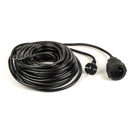 PowerPlant JY-3021/20 Подовжувач 20 м, 2x2.5мм2, 16А Black