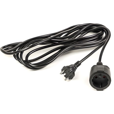 Подовжувач 5 м, 2x1.0мм2, 8А PowerPlant (JY-3021/5) Подовжувач 5 м, 2x1.0мм2, 8А PowerPlant (JY-3021/5)