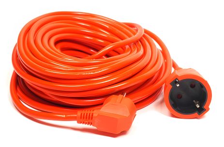 Морозостойкий PowerPlant Удлинитель 20 м, 3x2.5мм2, 16А (JY-3024/20)