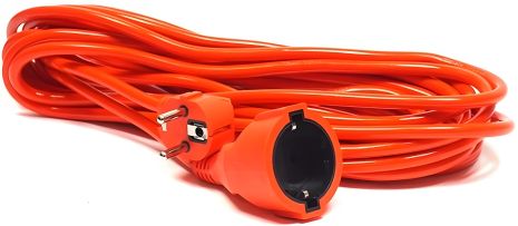 Подовжувач PowerPlant 10 м, 3x1.0мм2, 8А (JY-3024/10) Orange Подовжувач PowerPlant 10 м, 3x1.0мм2, 8А (JY-3024/10) Orange