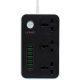 Мережевий Подовжувач LDNIO SC3604 6USB 3.4A Чорний Мережевий Подовжувач LDNIO SC3604 6USB 3.4A Чорний