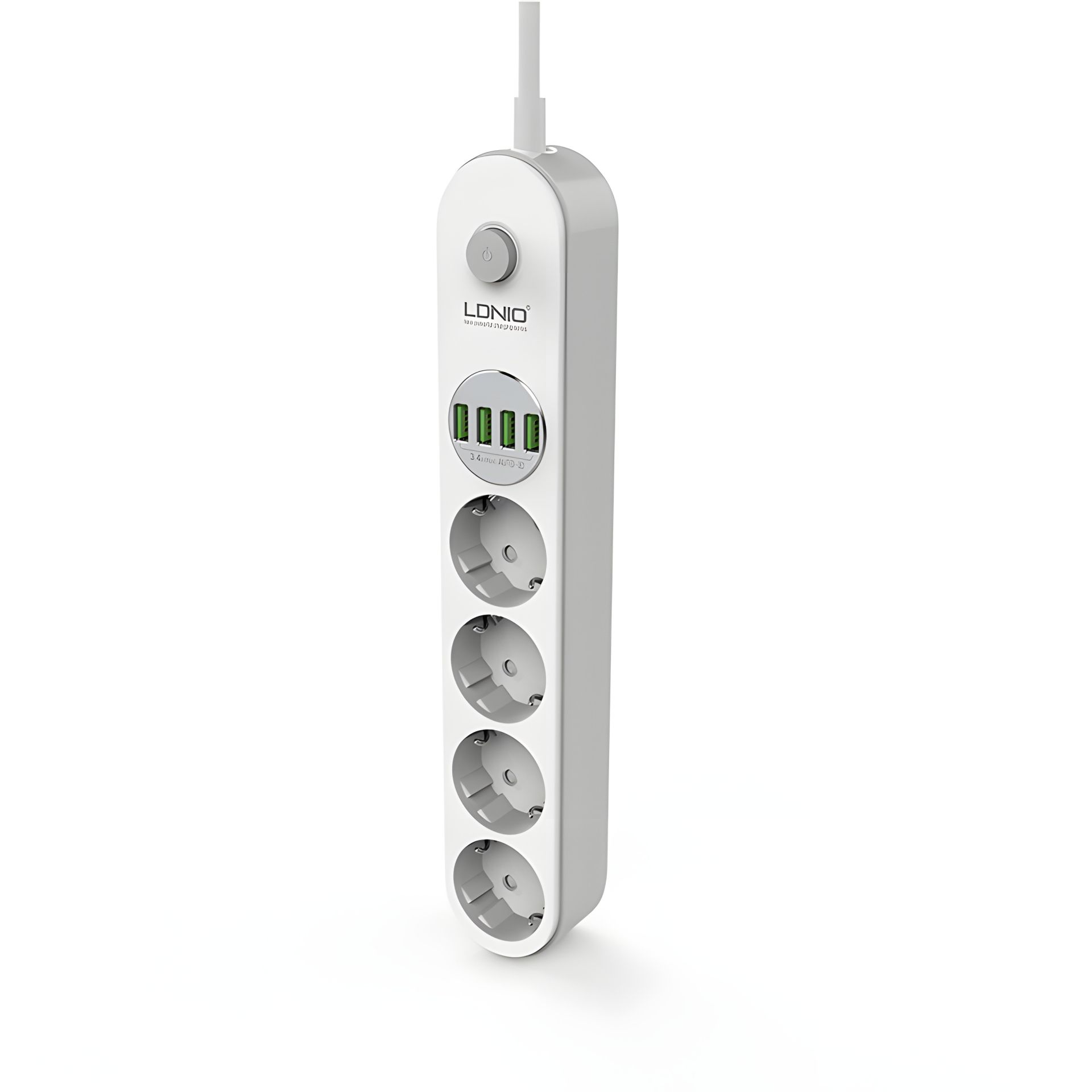 Сетевой Удлинитель LDNIO SE4432 |2500W, 10A, 2.0m, 4usb, 3.4A| white Сетевой Удлинитель LDNIO SE4432 |2500W, 10A, 2.0m, 4usb, 3.4A| white