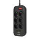 Мережевий подовжувач LDNIO SE6403 | 2500W, 2m EU Plug, 4 USB, 6 Sockets. 3.4A | black Мережевий подовжувач LDNIO SE6403 | 2500W, 2m EU Plug, 4 USB, 6 Sockets. 3.4A | black