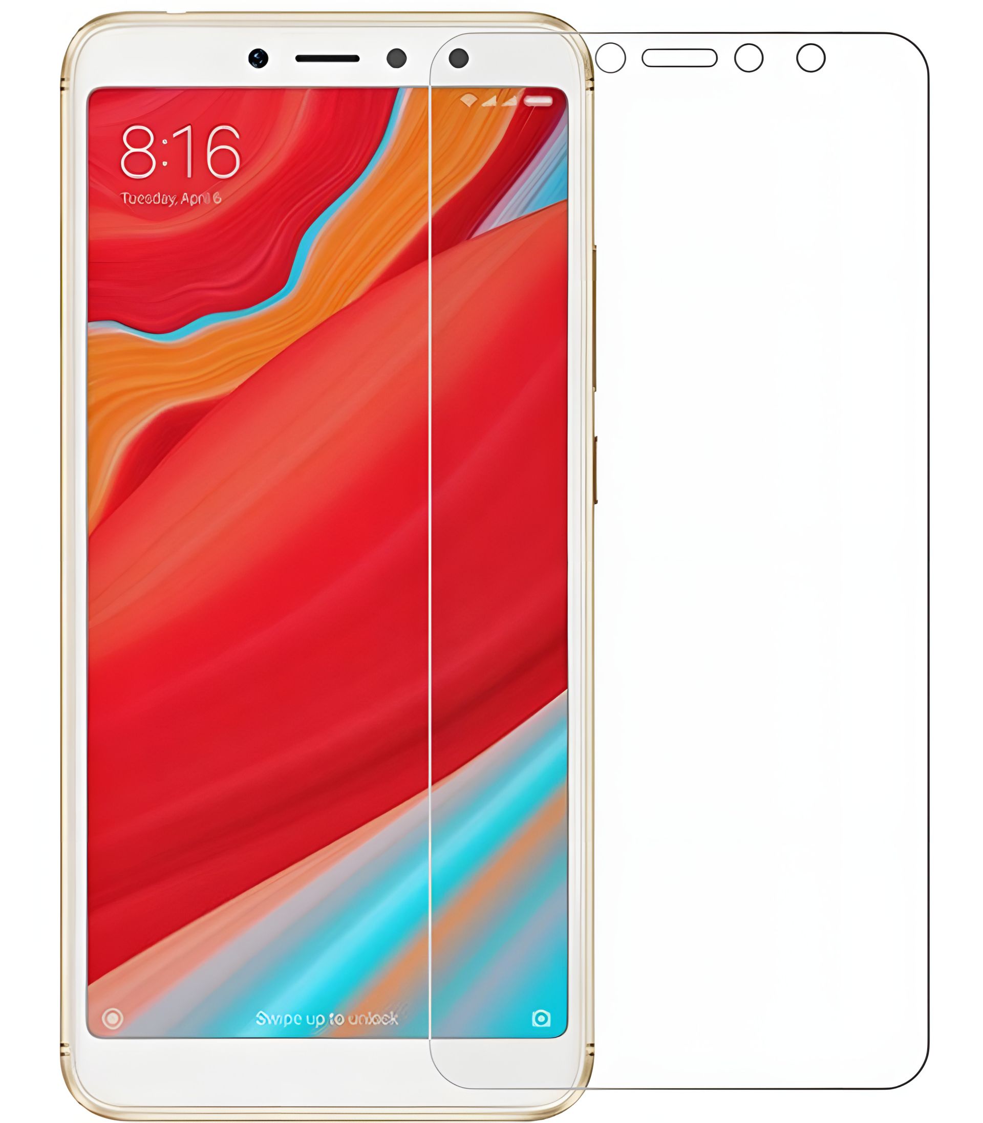 Захисне скло PowerPlant для Xiaomi Redmi S2 Захисне скло PowerPlant для Xiaomi Redmi S2