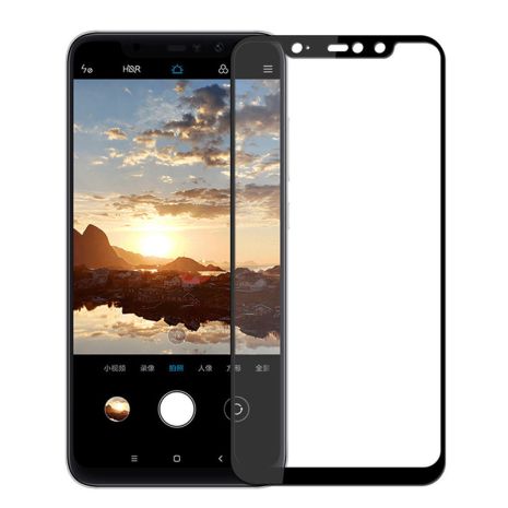 Захисне скло Full screen PowerPlant для Xiaomi Redmi Note 6 Pro, Black