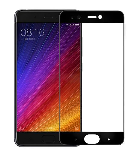 Защитное стекло Full screen PowerPlant для Xiaomi Mi 5s, Black