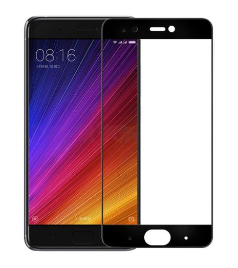 Захисне скло Full screen PowerPlant для Xiaomi Mi 5s, Black