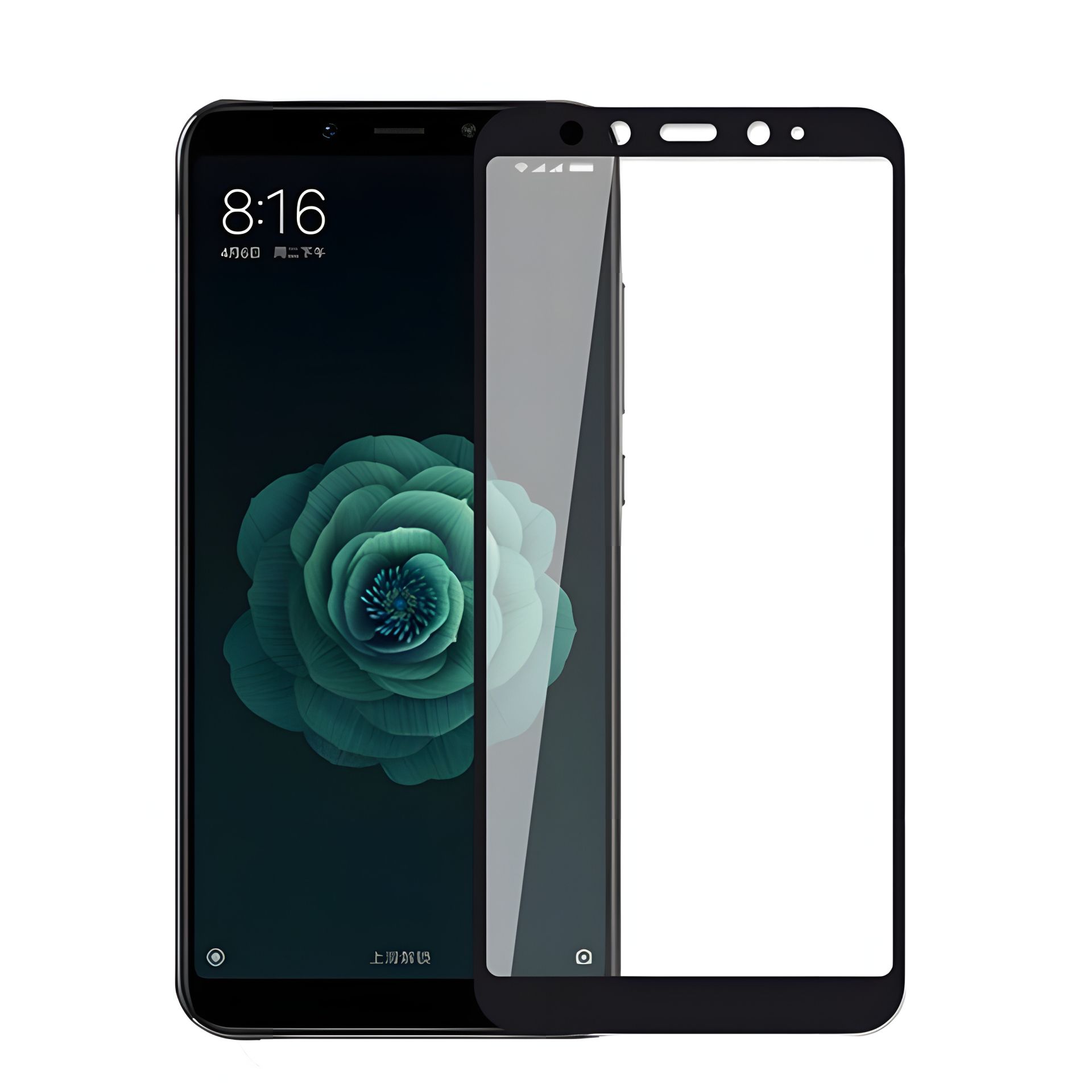 Захисне скло Full screen PowerPlant для Xiaomi Mi A2, Black Захисне скло Full screen PowerPlant для Xiaomi Mi A2, Black