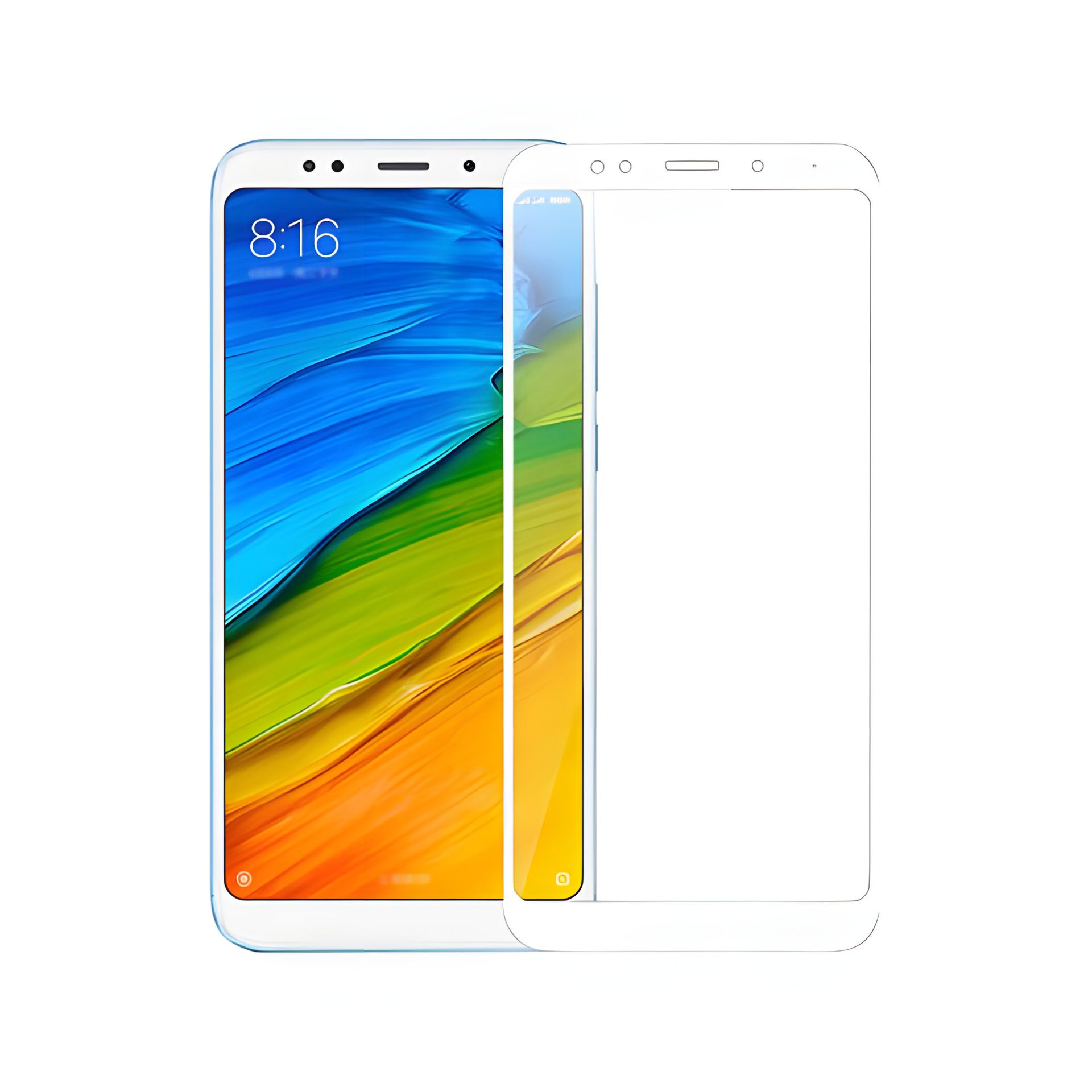 Захисне скло Full screen PowerPlant для Xiaomi Redmi 5, White Захисне скло Full screen PowerPlant для Xiaomi Redmi 5, White