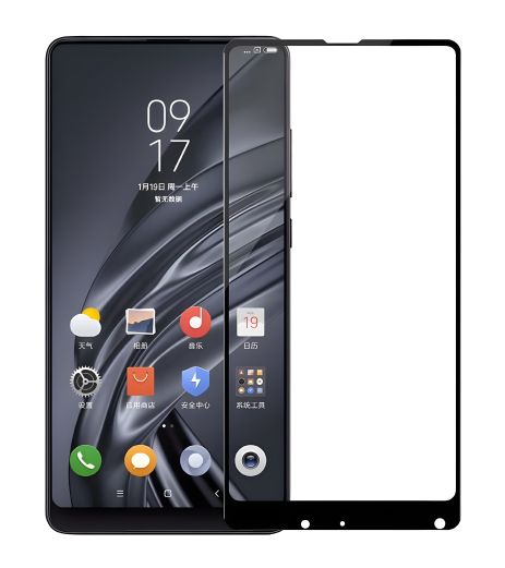 Защитное стекло PowerPlant Full screen для Xiaomi Mi Mix 2, Black Защитное стекло PowerPlant Full screen для Xiaomi Mi Mix 2, Black