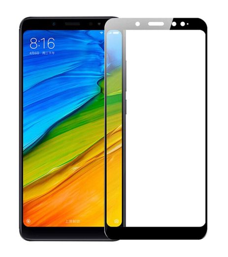 Захисне скло Full screen PowerPlant для Xiaomi Redmi Note 5 Pro, Black