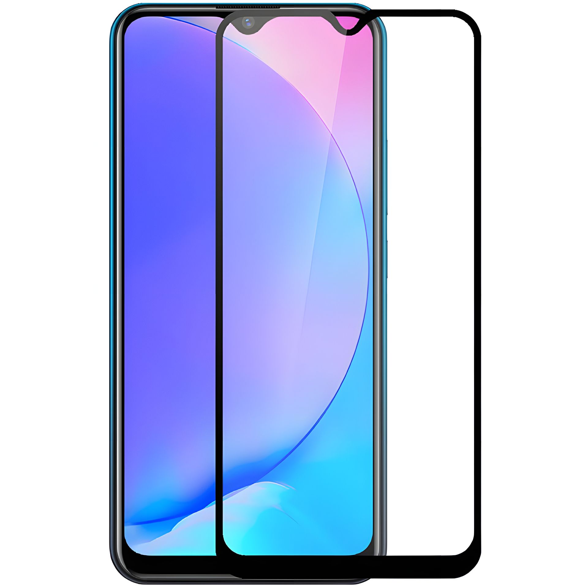 Захисне Full screen скло PowerPlant для Vivo Y15, Black Захисне Full screen скло PowerPlant для Vivo Y15, Black