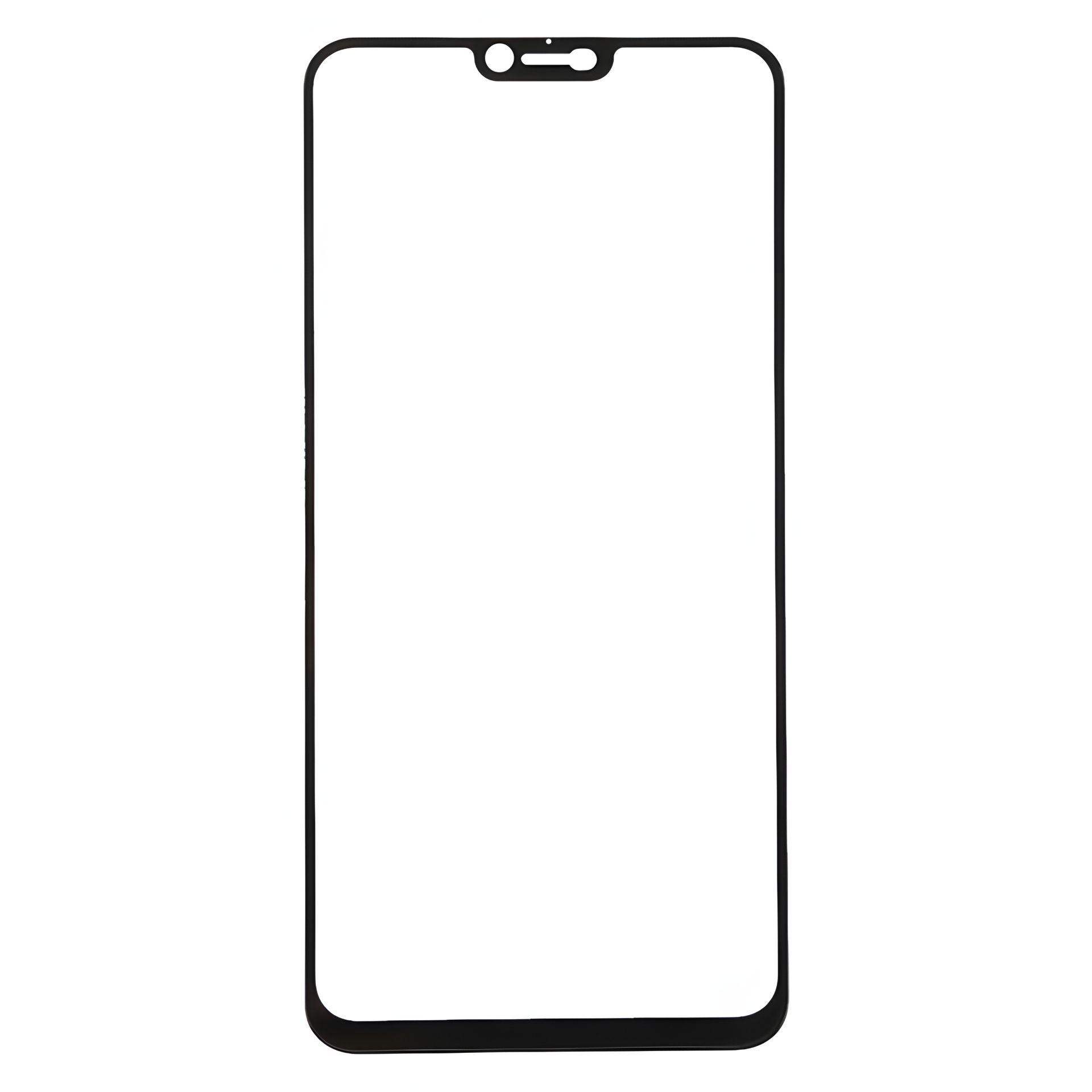 Захисне Full Screen скло PowerPlant для Vivo X21i, чорне Захисне Full Screen скло PowerPlant для Vivo X21i, чорне