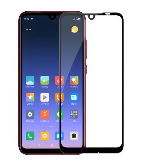 Защитное стекло PowerPlant для Xiaomi Redmi Note 7 Pro Full screen, Black Защитное стекло PowerPlant для Xiaomi Redmi Note 7 Pro Full screen, Black