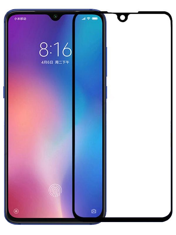 Защитное стекло Full screen PowerPlant для Xiaomi Mi Play, Black Защитное стекло Full screen PowerPlant для Xiaomi Mi Play, Black