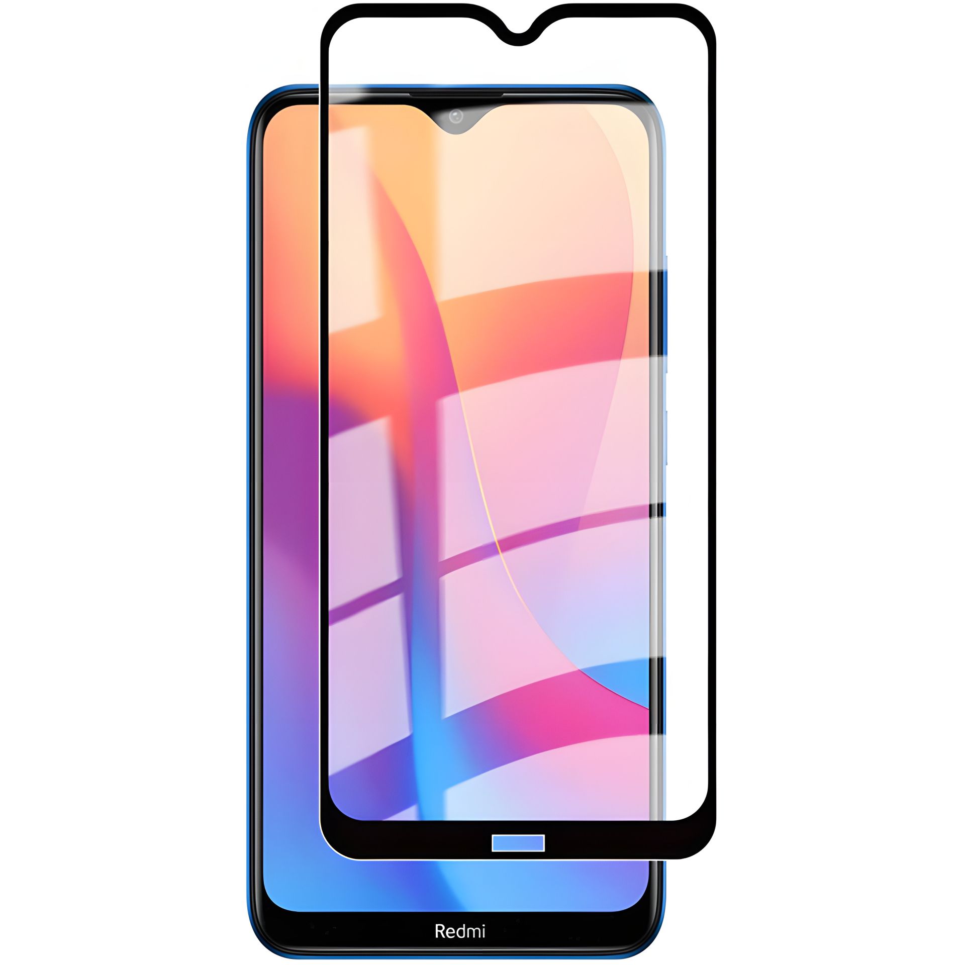 Захисне скло Full screen PowerPlant для Xiaomi Redmi 8A, Black Захисне скло Full screen PowerPlant для Xiaomi Redmi 8A, Black
