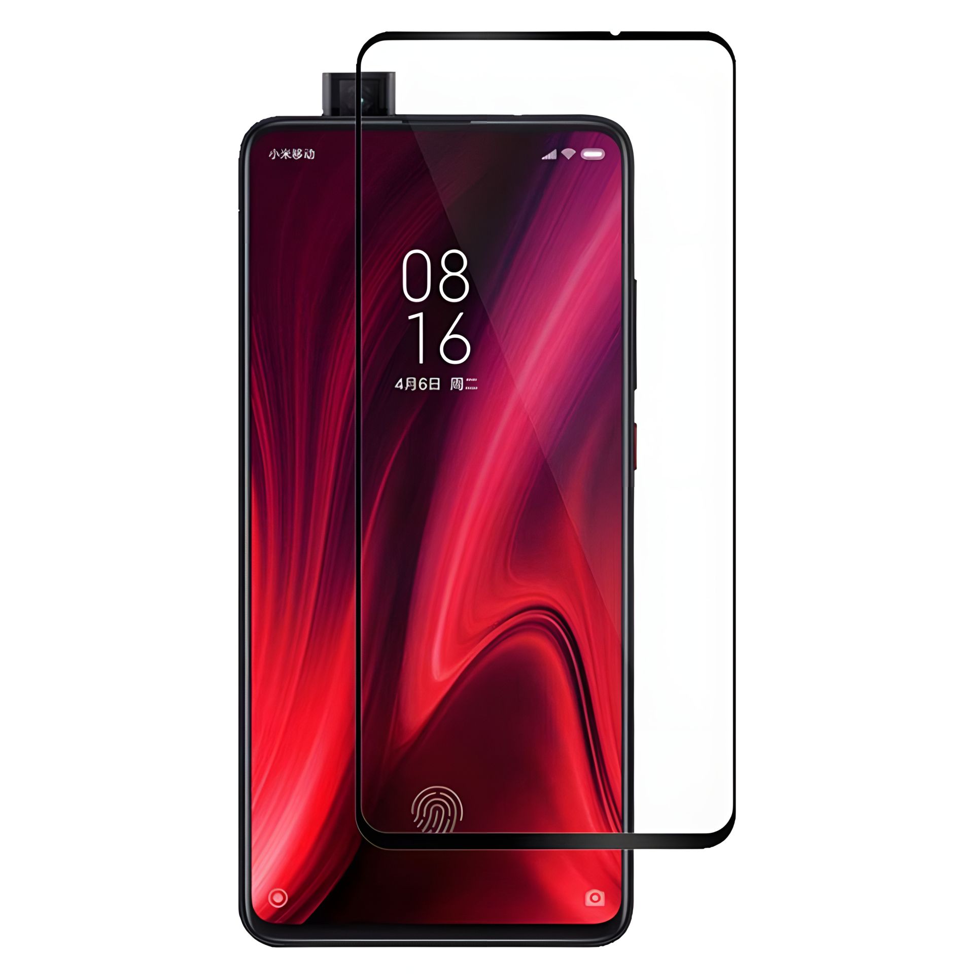 Захисне скло Full screen PowerPlant для Xiaomi Mi 9T Pro, Black Захисне скло Full screen PowerPlant для Xiaomi Mi 9T Pro, Black