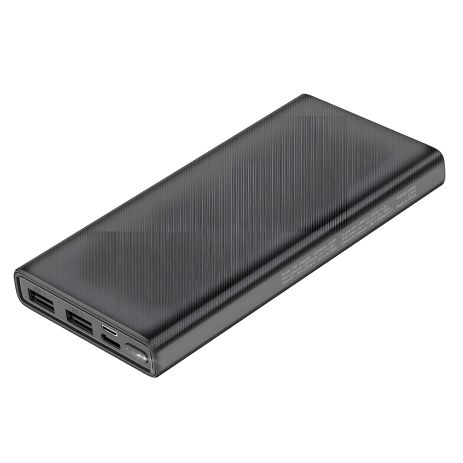 Повербанк Hoco J55 Neoteric Mobile (10000 mAh / Out: 2USB 5V/2A / In: Type-C, micro-USB 5V/2A ) с LED индикатором, Чёрный