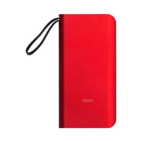 Повербанк Hoco J25 With Cable Lightning 10000 mAh Красный