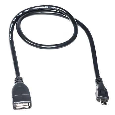 Кабель PowerPlant OTG USB 2.0 AF - Micro, 0.5м Кабель PowerPlant OTG USB 2.0 AF - Micro, 0.5м