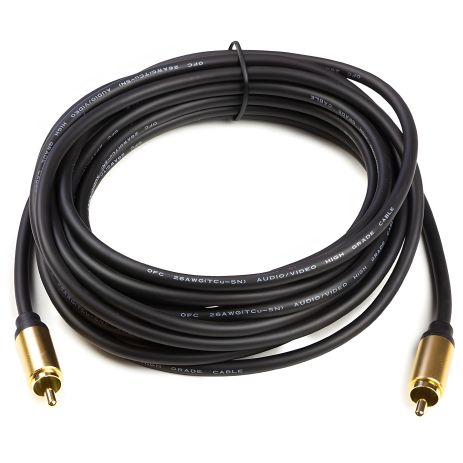 PowerPlant Optima Subwoofer Cable, 5m (O-SU-5) PowerPlant Optima Subwoofer Cable, 5m (O-SU-5)