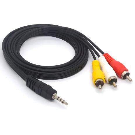 Кабель 3RCA plugs to 3RCA jack