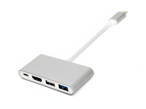 Адаптер PowerPlant C to HDMI+U3+PD FL7102+PS176 Адаптер PowerPlant C to HDMI+U3+PD FL7102+PS176
