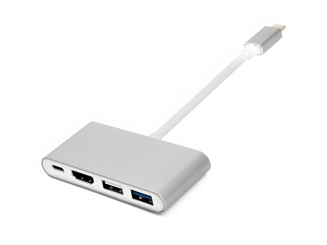 PowerPlant Adapter: C to HDMI+U3+PD, FL7102+PS176 PowerPlant Adapter: C to HDMI+U3+PD, FL7102+PS176