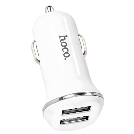Hoco Z1 Авто ЗУ 2USB White (2.1A) Hoco Z1 Авто ЗУ 2USB White (2.1A)