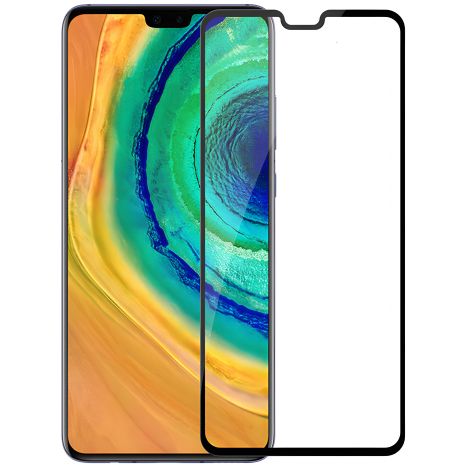 PowerPlant Full screen защитное стекло, чёрное (для Huawei Mate 30)