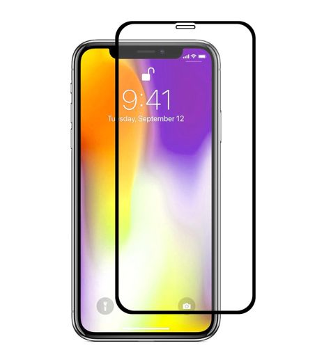 Захисне скло Full screen PowerPlant для Apple iPhone XS Max, Black