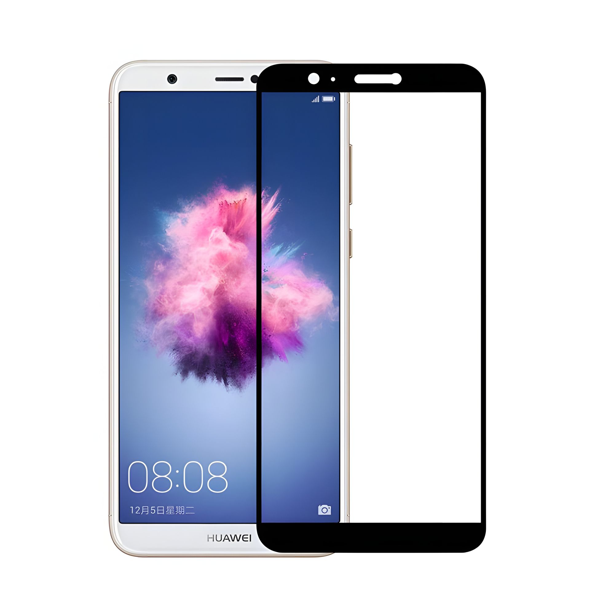 Защитное стекло Full screen PowerPlant для Huawei P Smart, Black Защитное стекло Full screen PowerPlant для Huawei P Smart, Black