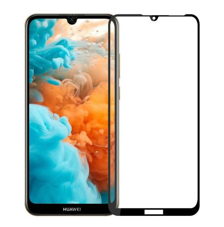 Защитное стекло Full screen PowerPlant для Huawei Y6 (2019), Black