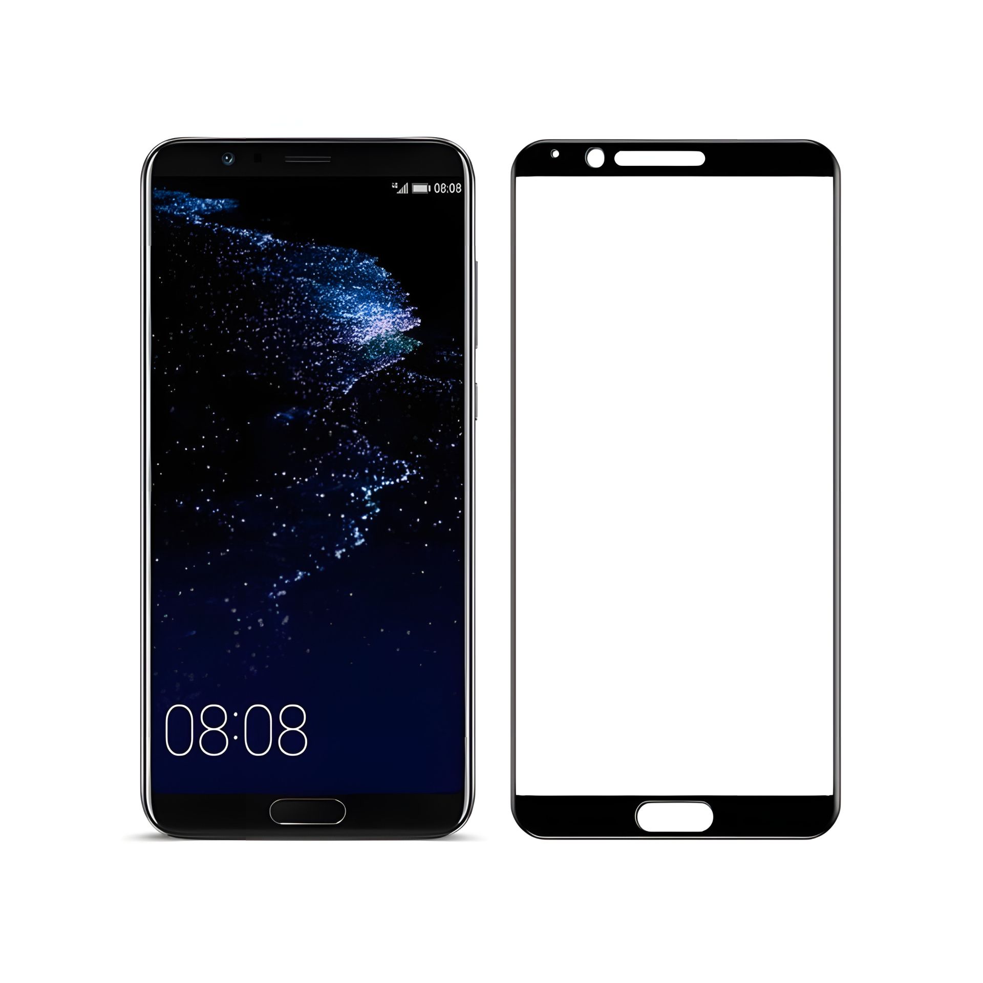 Защитное стекло Full screen PowerPlant для Huawei Honor View 10 (V10) Black Защитное стекло Full screen PowerPlant для Huawei Honor View 10 (V10) Black