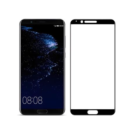 Захисне скло Full screen PowerPlant для Huawei Honor View 10 (V10) Black