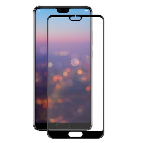 Захисне скло Full screen PowerPlant для Huawei P20, Black Захисне скло Full screen PowerPlant для Huawei P20, Black