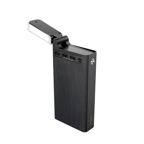 Повербанк Hoco J62 Jove Table Lamp (30000 mAh/Out: 2USB 5V/2A/In: Type-C, micro-USB 5V/2A) з LED індикатором, Чорний Повербанк Hoco J62 Jove Table Lamp (30000 mAh/Out: 2USB 5V/2A/In: Type-C, micro-USB 5V/2A) з LED індикатором, Чорний