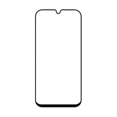 Стекло защиты Full screen PowerPlant для Blackview A30, черный