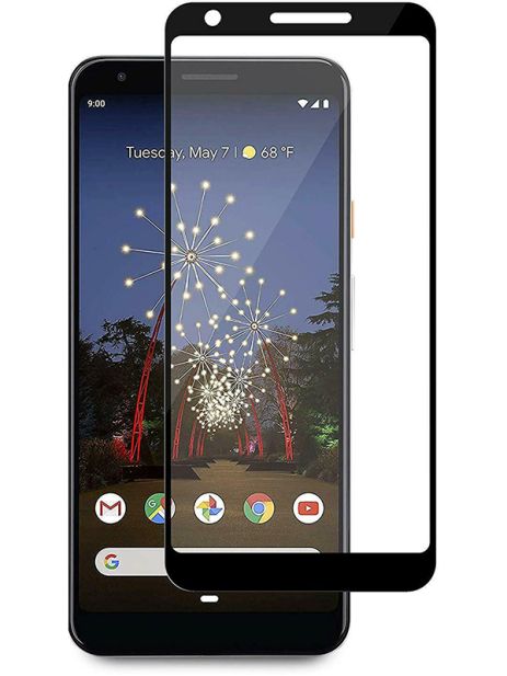 Защитное стекло Full screen PowerPlant для Google Pixel 3a XL, Black