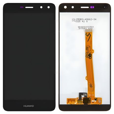 Дисплей (LCD) Huawei Y5 (2017) MYA-L22/ Y5 III/ MYA-U29 с сенсором чёрный + рамка