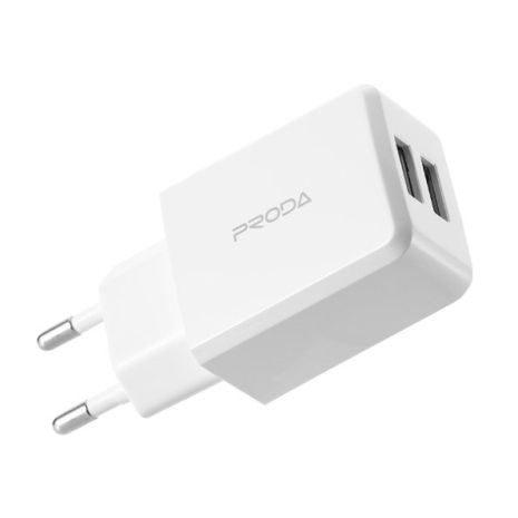 Зарядное устройство Remax PD-A22 (2USB/ 2.1A) White