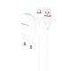 Зарядное устройство Borofone BA49A 1USB 2,1A White + Cable MicroUSB